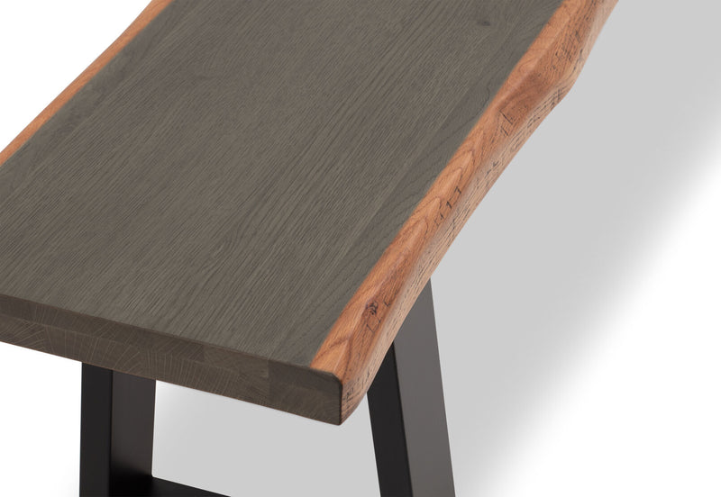 NERO 1900 BENCH 	DARK WALNUT