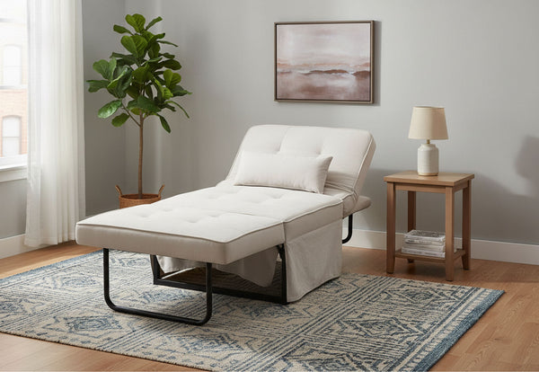 TELSEN OTTOMAN SOFA BED BEIGE