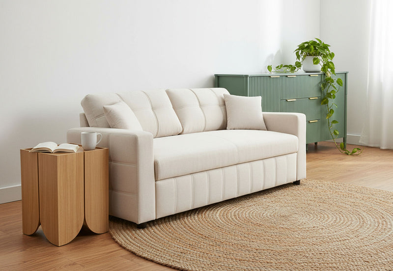 VAUGHAN 3 SEAT SOFA BEIGE