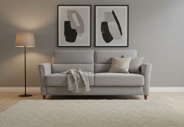 WAGNER 3 SEAT SOFA GREY