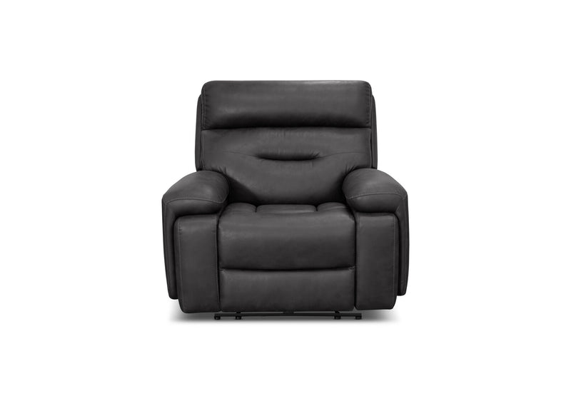 HOLLYWOOD FABRIC MEDIA ELECTRIC RECLINER CHARCOAL