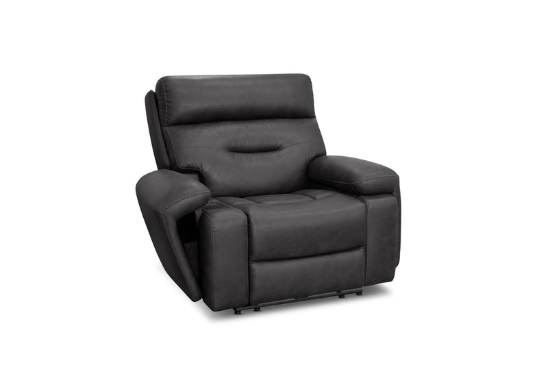 HOLLYWOOD FABRIC MEDIA ELECTRIC RECLINER CHARCOAL