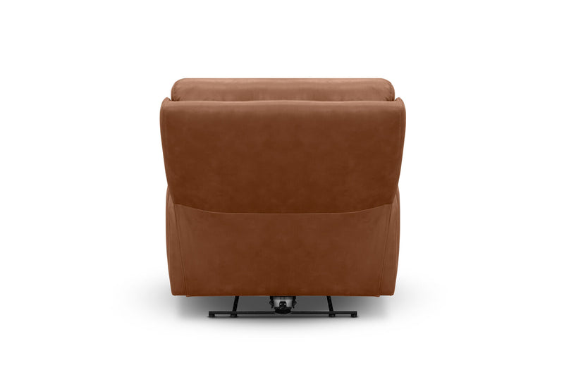 HOLLYWOOD FABRIC MEDIA ELECTRIC RECLINER TAN