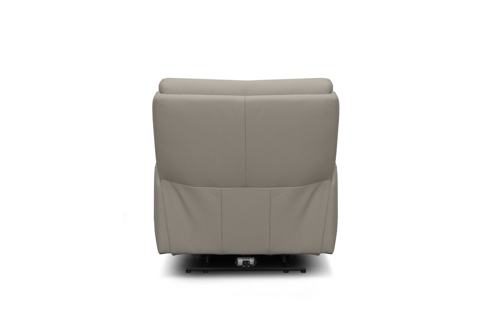HOLLYWOOD LEATHER MEDIA ELECTRIC RECLINER LIGHT GREY