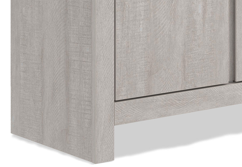 WINTERS 2 DOOR SHOE CABINET WHITE WASH