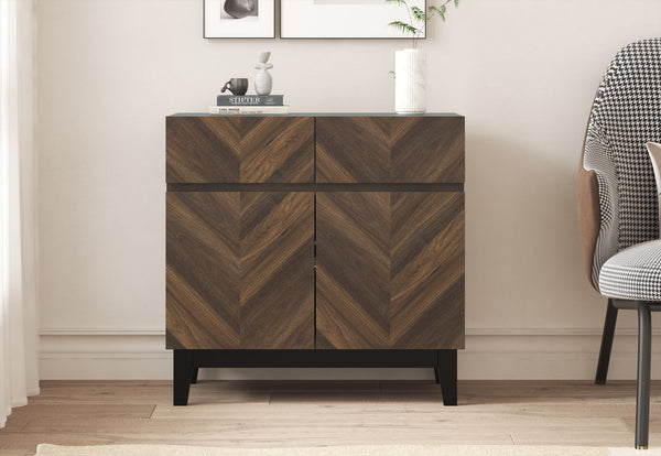 WOODARD 2 DOOR BUFFET WALNUT