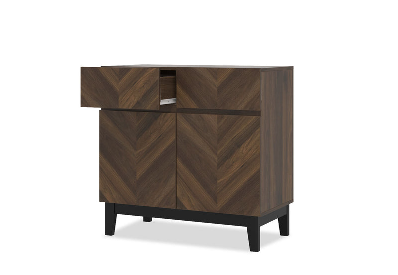 WOODARD 2 DOOR BUFFET WALNUT