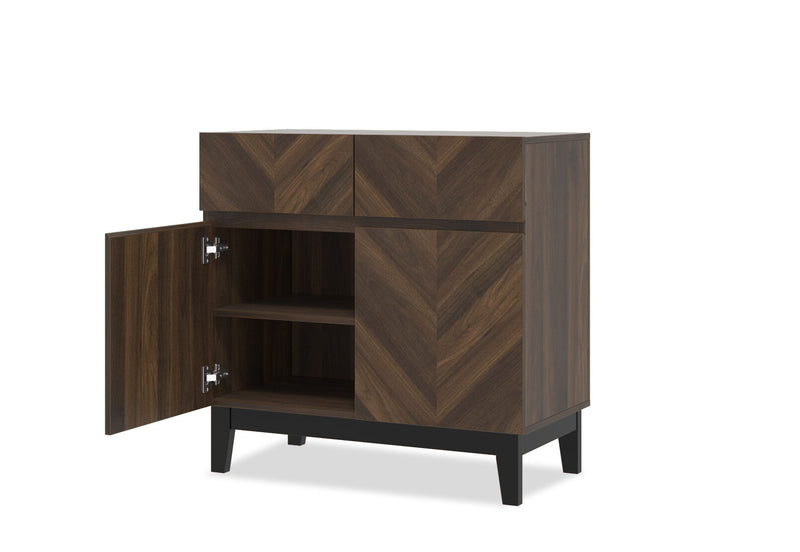 WOODARD 2 DOOR BUFFET WALNUT