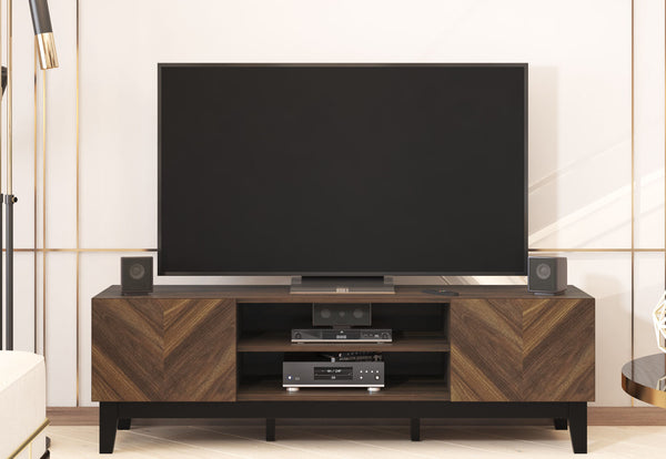 WOODARD ENTERTAINMENT UNIT WALNUT