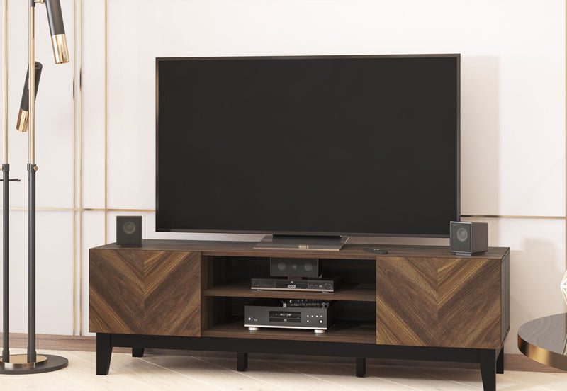 WOODARD ENTERTAINMENT UNIT WALNUT