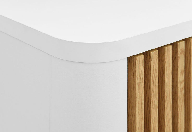 SAN FERNANDO 9 DRAWER BUFFET WHITE/NATURAL