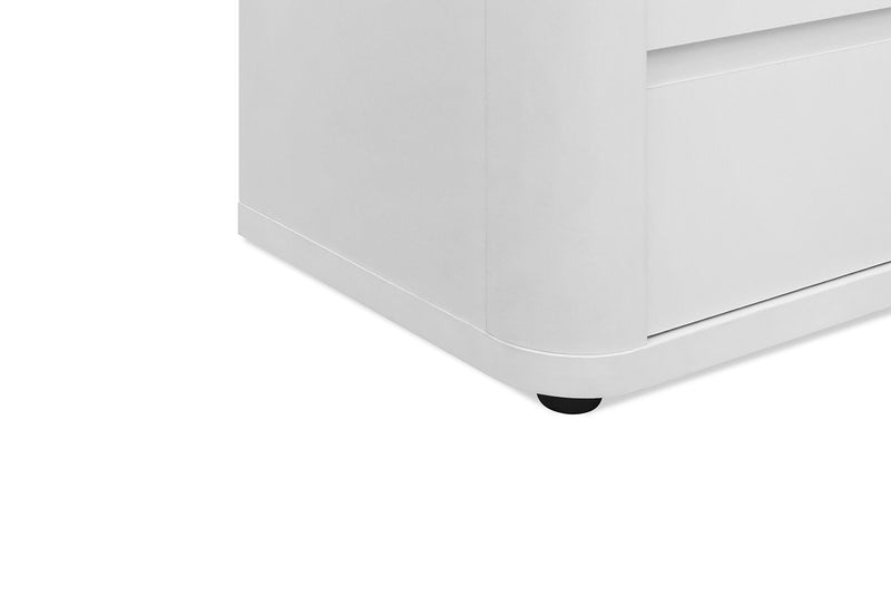 SAN FERNANDO 9 DRAWER BUFFET WHITE/NATURAL