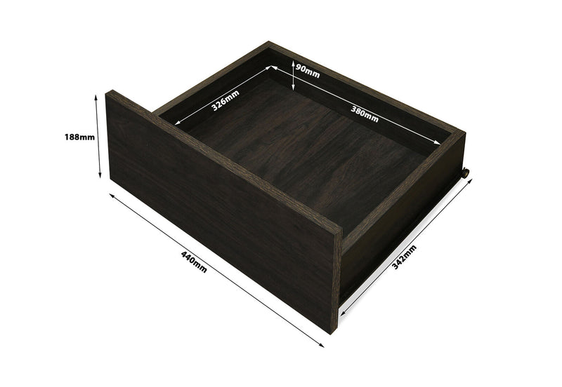 SAN FERNANDO 9 DRAWER BUFFET WALNUT/NATURAL