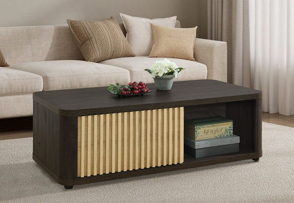 SAN FERNANDO COFFEE TABLE 	WALNUT/NATURAL