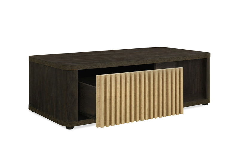 SAN FERNANDO COFFEE TABLE 	WALNUT/NATURAL