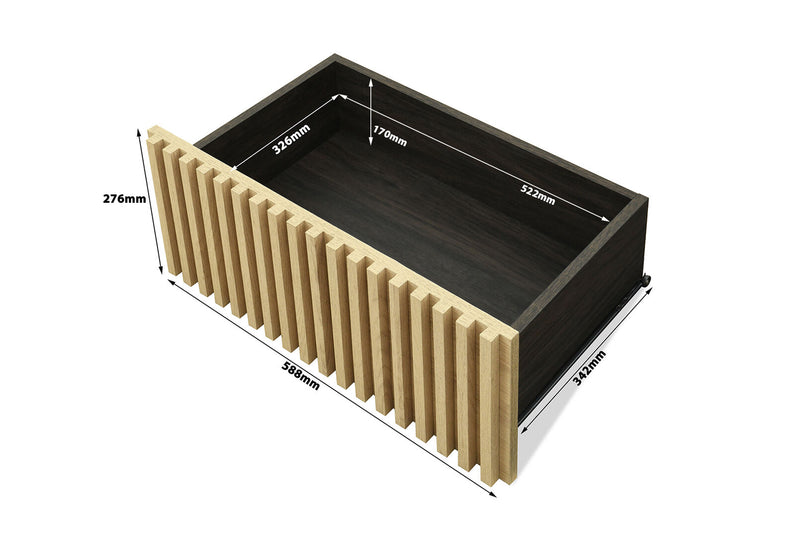 SAN FERNANDO COFFEE TABLE 	WALNUT/NATURAL