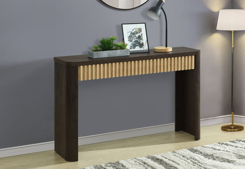 SAN FERNANDO SOFA TABLE WALNUT/NATURAL