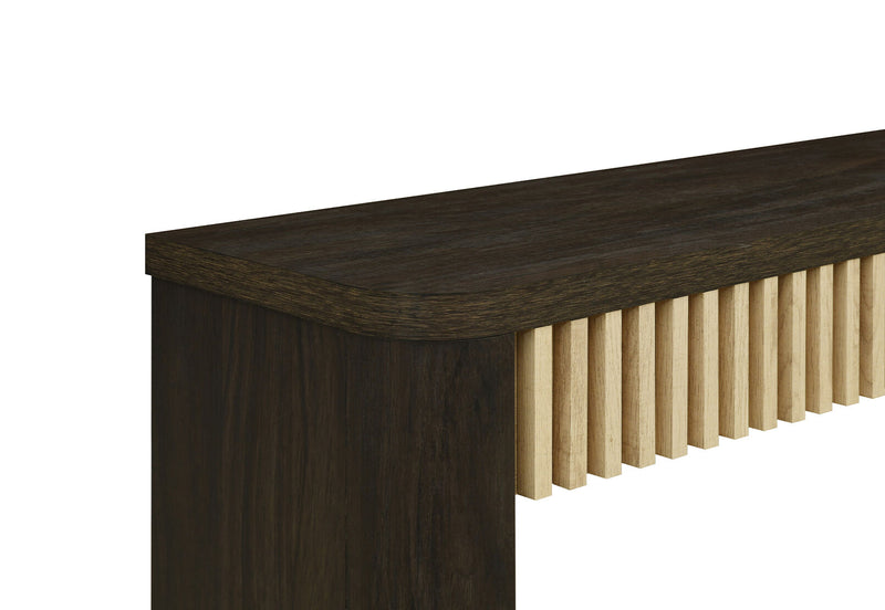 SAN FERNANDO SOFA TABLE WALNUT/NATURAL