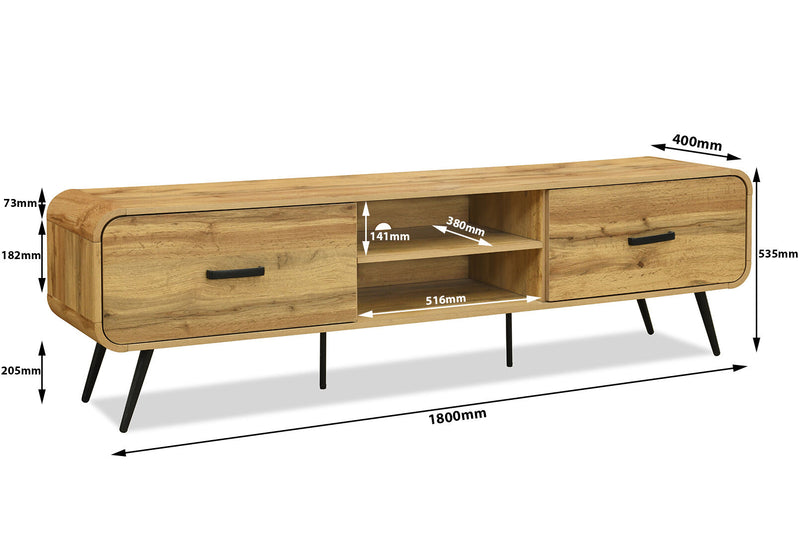 MARTINEZ ENTERTAINMENT UNIT OAK