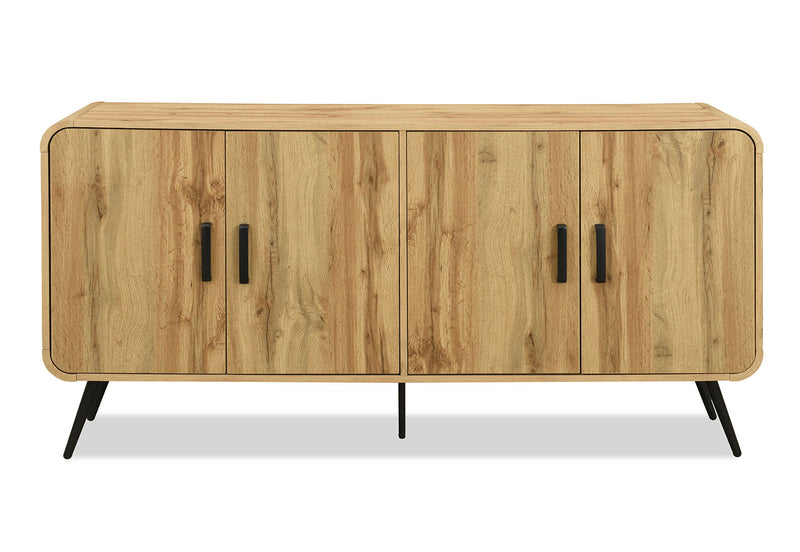 MARTINEZ 4 DOOR BUFFET OAK
