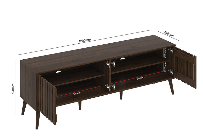 WATSON ENTERTAINMENT UNIT WALNUT