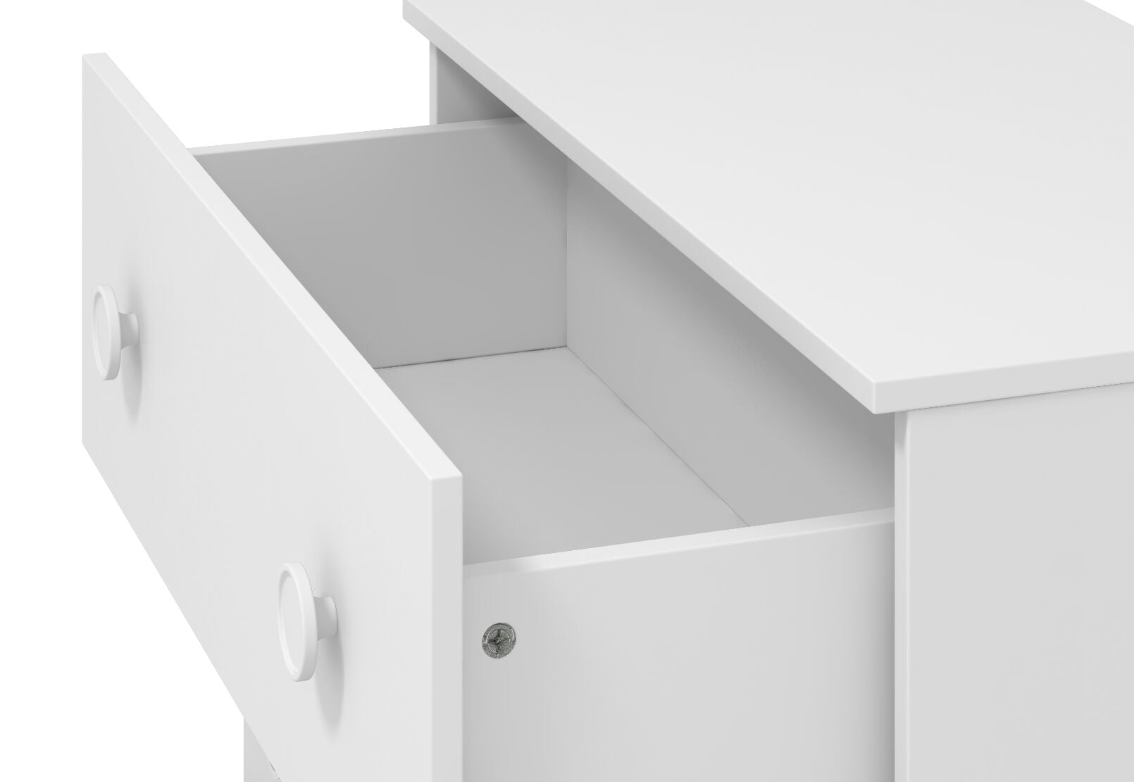 WHEELER 3 DRAWER TALL CHEST WHITE