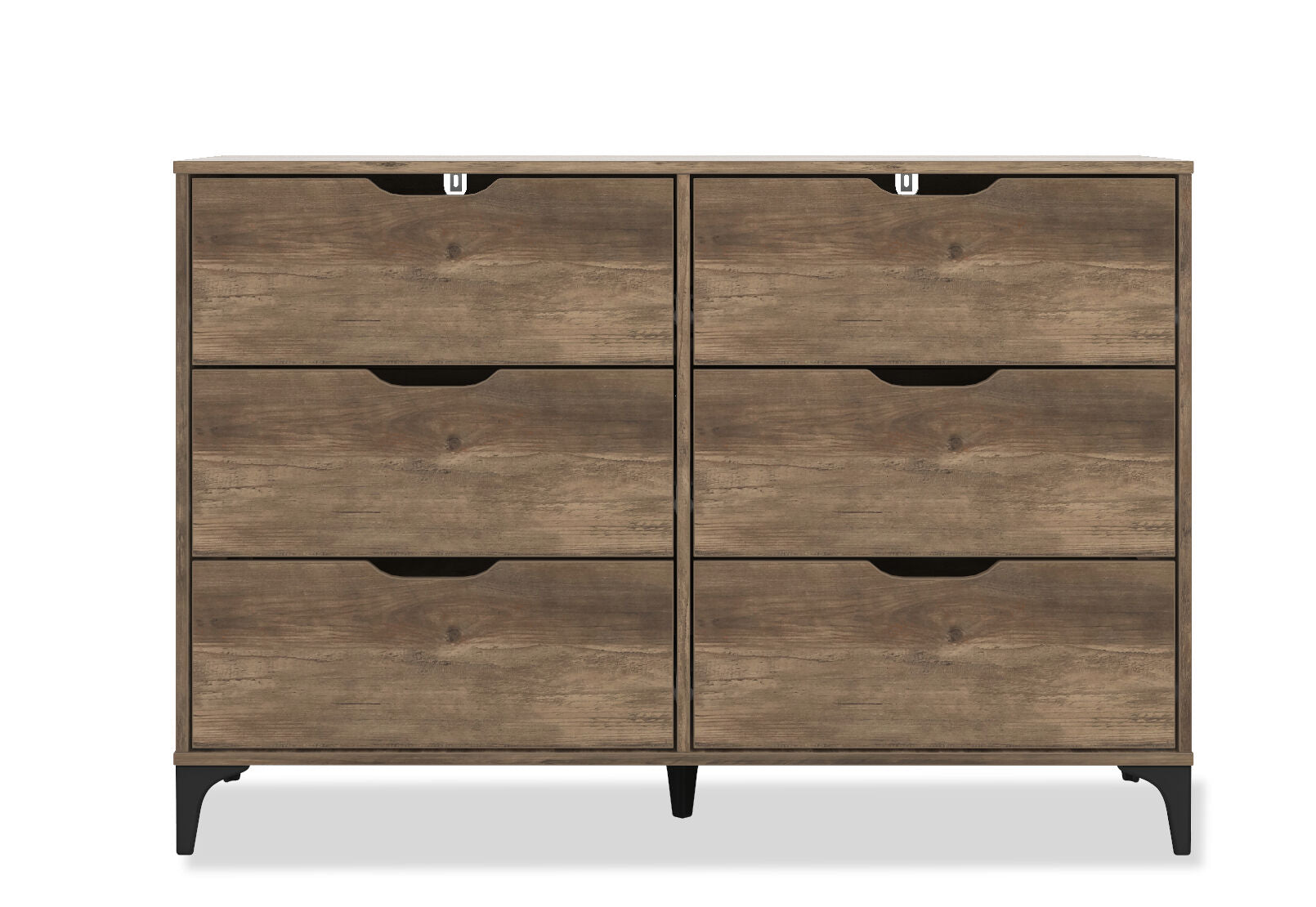 WARE 6 DRAWER DRESSER WALNUT