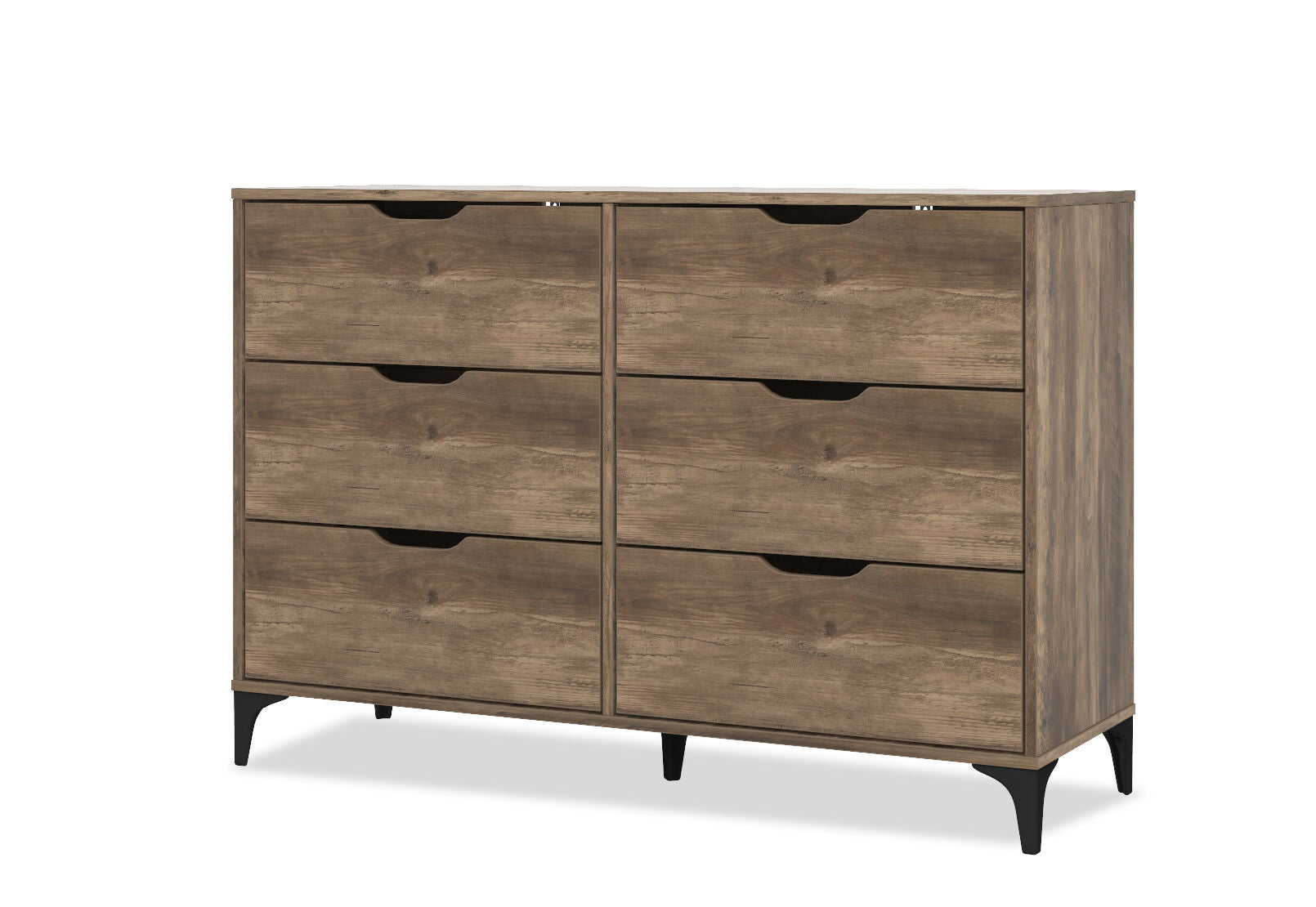 WARE 6 DRAWER DRESSER WALNUT