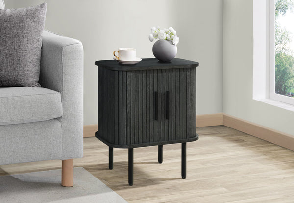 McCOY LAMP TABLE BLACK