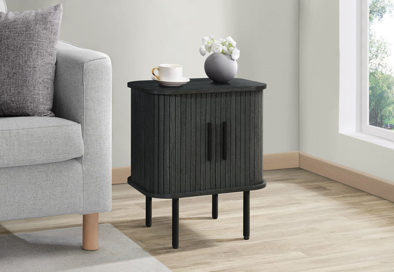 McCOY LAMP TABLE BLACK