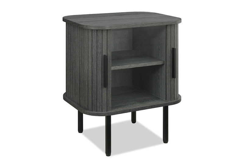 McCOY LAMP TABLE BLACK