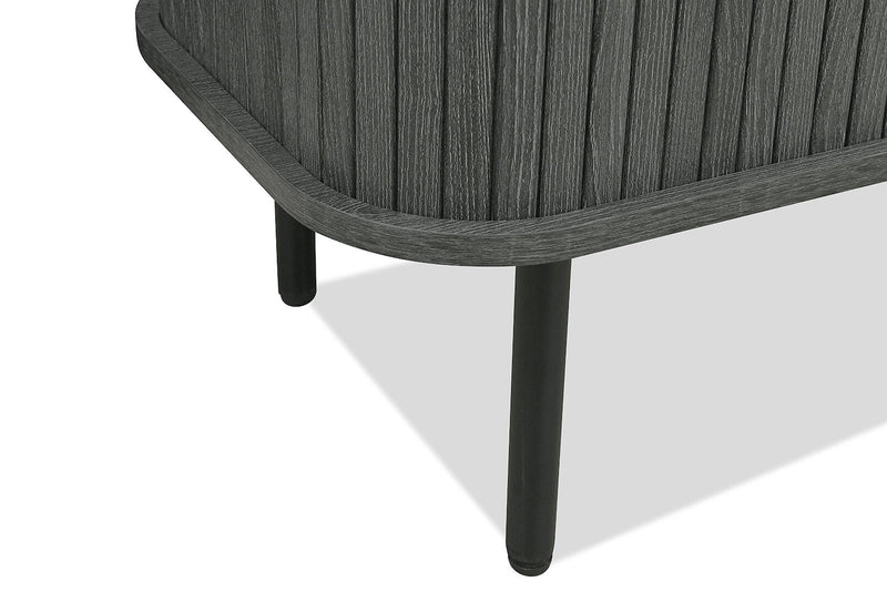 McCOY LAMP TABLE BLACK