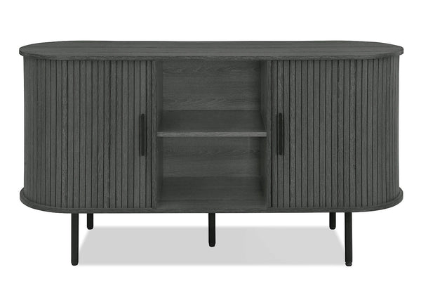 McCOY 2 DOOR BUFFET BLACK