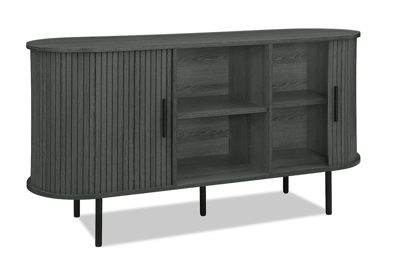 McCOY 2 DOOR BUFFET BLACK