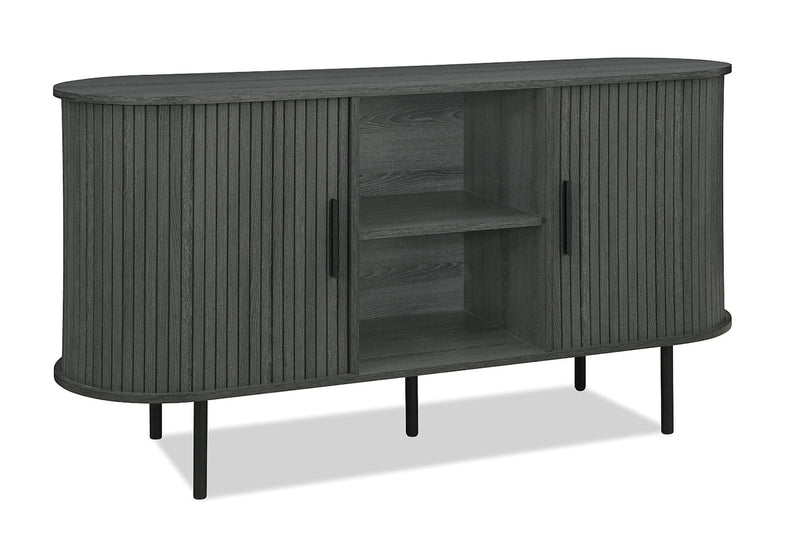 McCOY 2 DOOR BUFFET BLACK