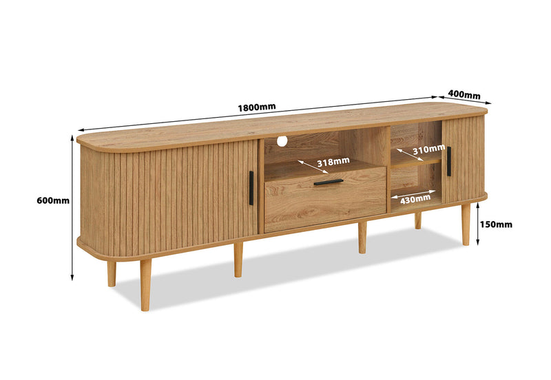 NELSON ENTERTAINMENT UNIT OAK