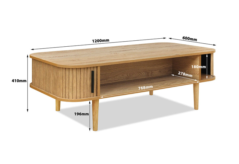 NELSON COFFEE TABLE 	OAK