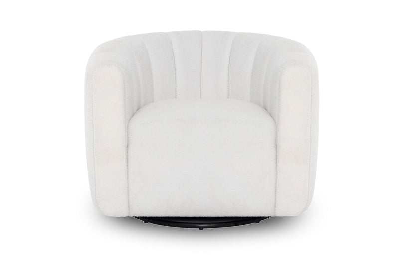 ESPINOSA SWIVEL ACCENT CHAIR CREAM