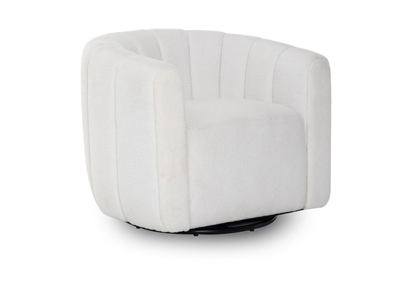 ESPINOSA SWIVEL ACCENT CHAIR CREAM
