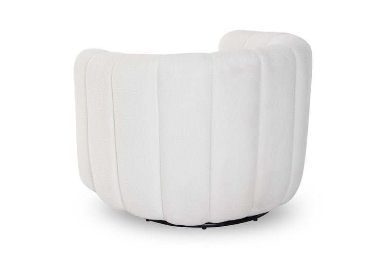 ESPINOSA SWIVEL ACCENT CHAIR CREAM