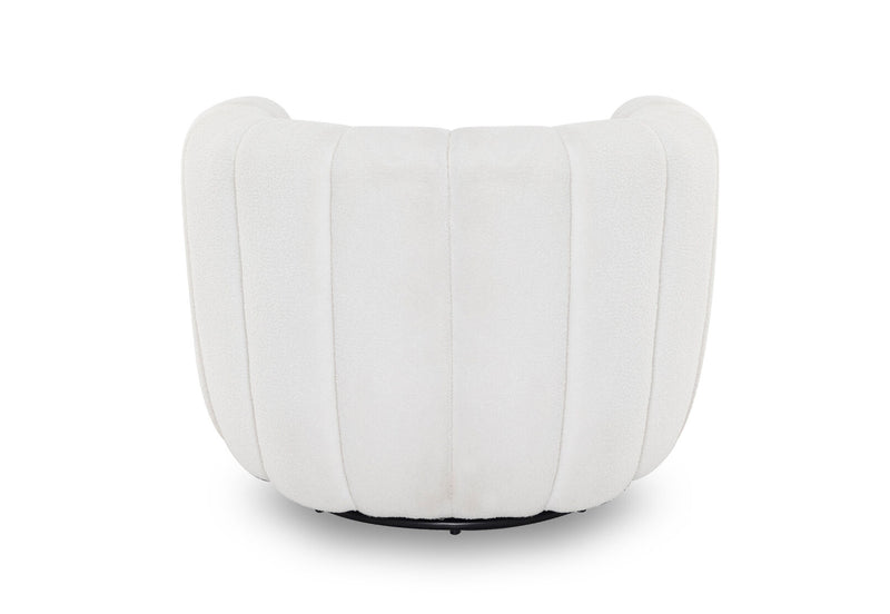ESPINOSA SWIVEL ACCENT CHAIR CREAM