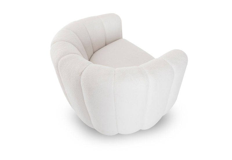 ESPINOSA SWIVEL ACCENT CHAIR CREAM