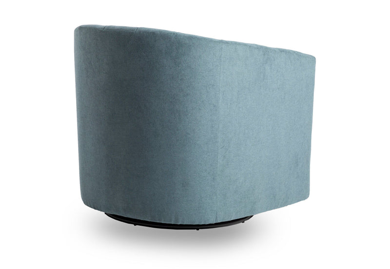 STOKES SWIVEL ACCENT CHAIR TEAL