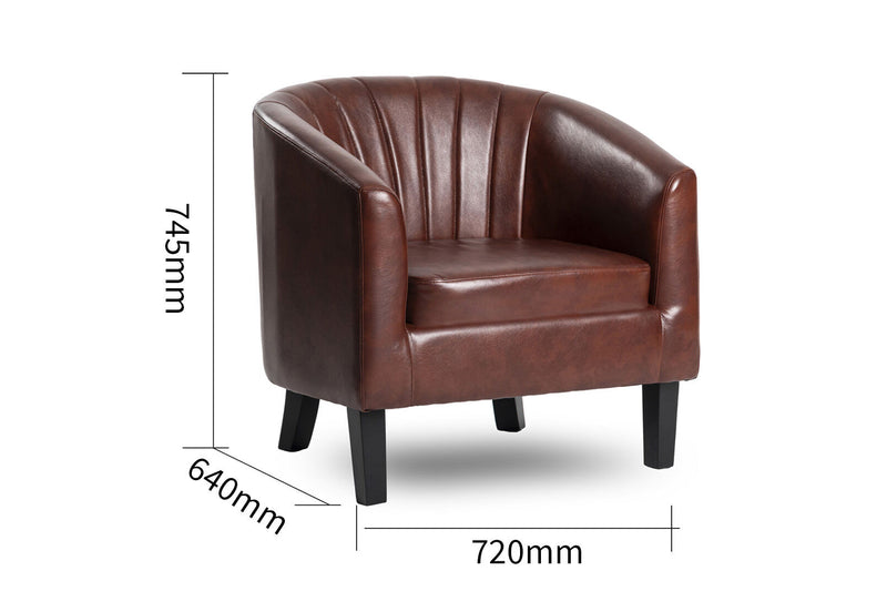 ZACHARY ACCENT CHAIR TAN