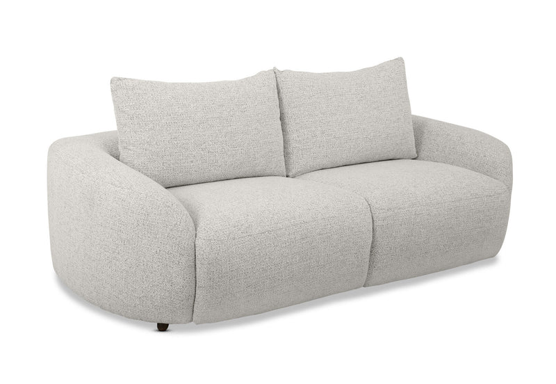 ARETHA FABRIC 2.5 SEATER WITH INBUILT ELECTRIC RECLINERS OYSTER