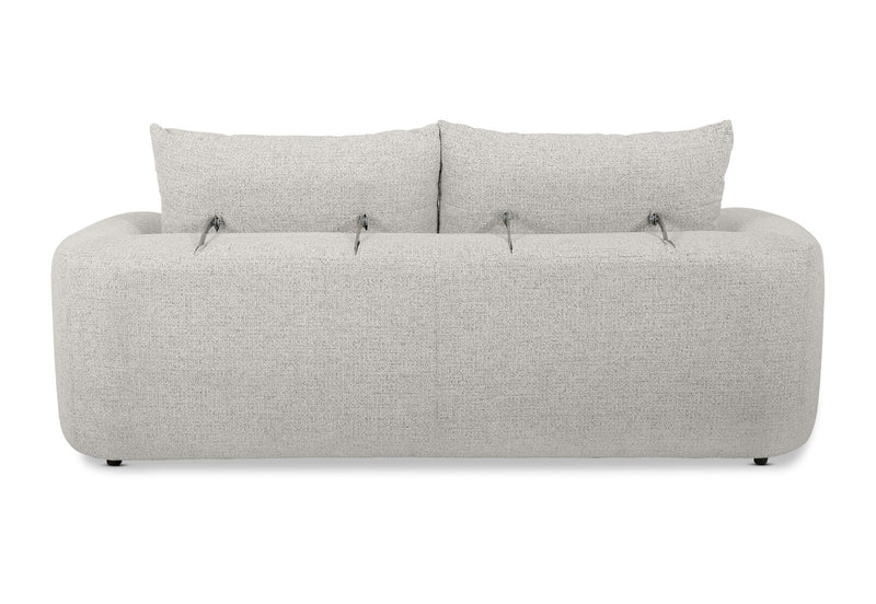 ARETHA FABRIC 2.5 SEATER WITH INBUILT ELECTRIC RECLINERS OYSTER