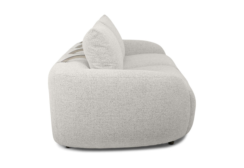 ARETHA FABRIC 2.5 SEATER WITH INBUILT ELECTRIC RECLINERS OYSTER