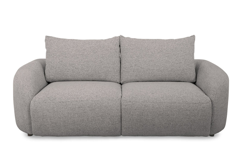 ARETHA FABRIC 2.5 SEATER WITH INBUILT ELECTRIC RECLINERS PEWTER