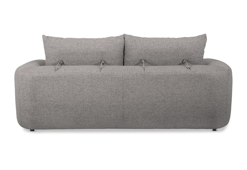 ARETHA FABRIC 2.5 SEATER WITH INBUILT ELECTRIC RECLINERS PEWTER