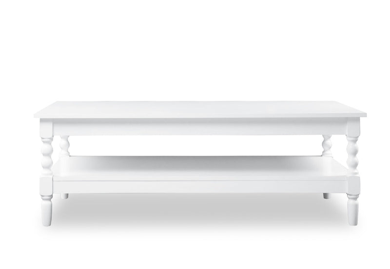 JAMESPORT 1200MM COFFEE TABLE 	WHITE